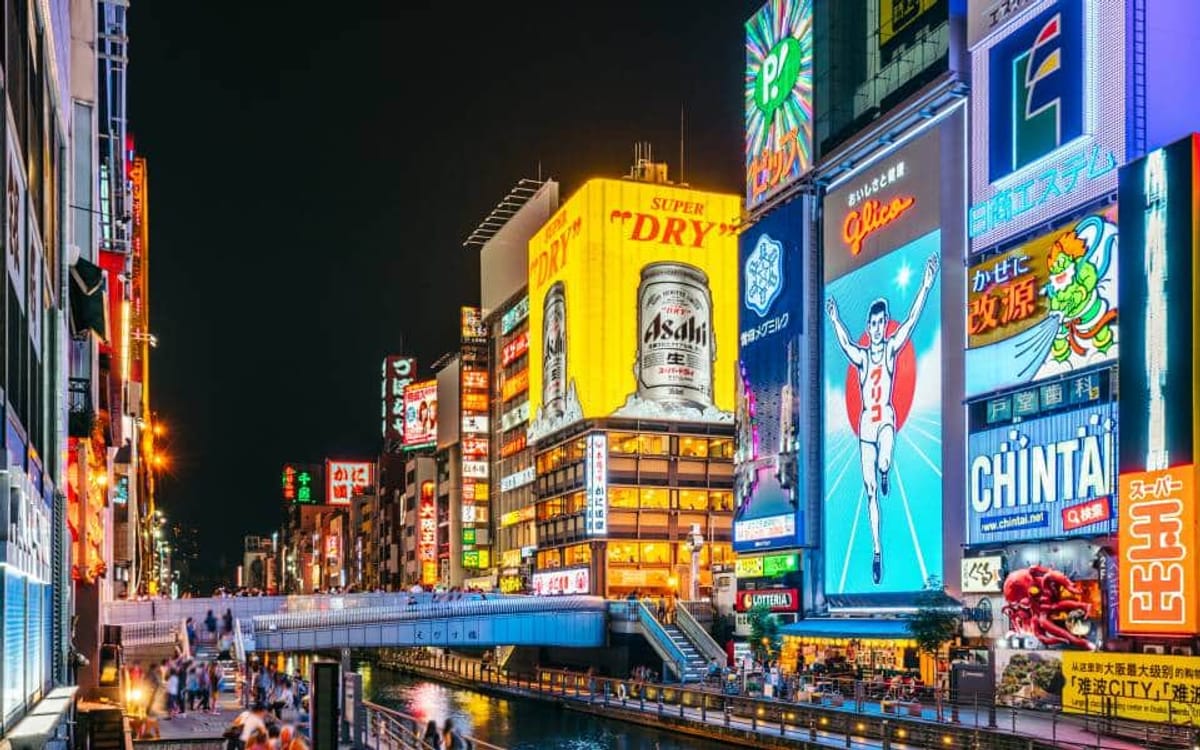 Arrival in Osaka